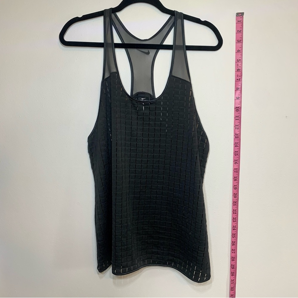 Nike Dri Fit Grey Mesh Tank